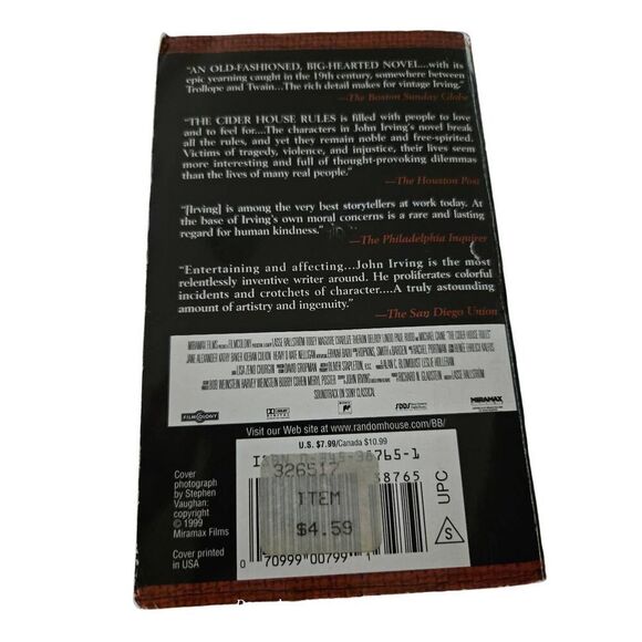 The cider house rules by John Irving random house books - Picture 4 of 4